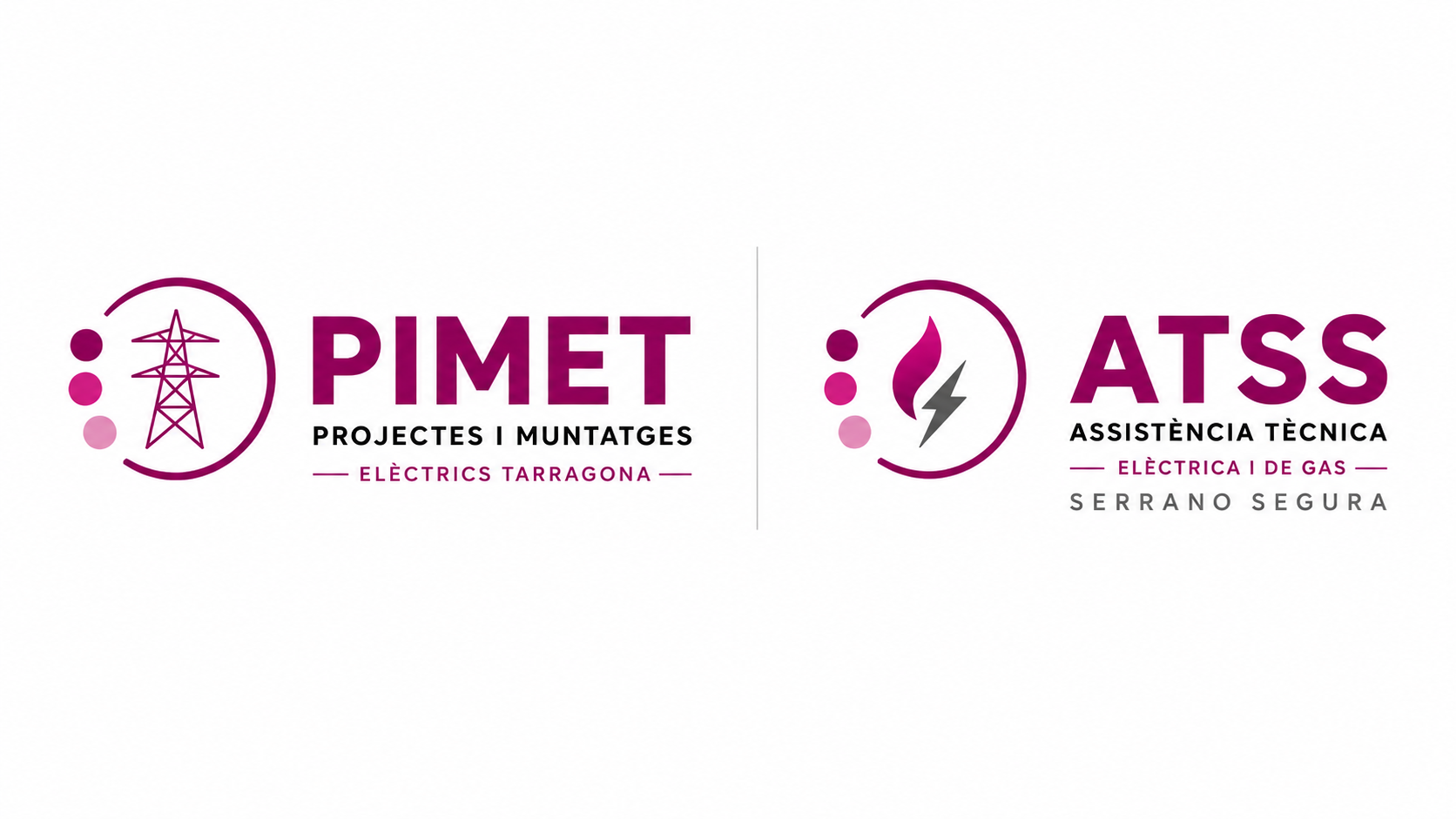 Logos principals de PIMET i ATSS basats en la Versió 2